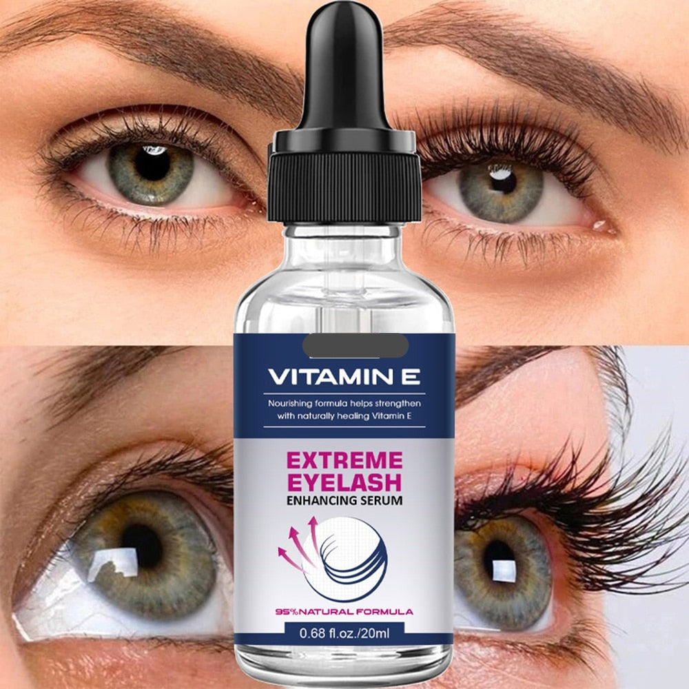 Nutri Cils. Vitamine E. Allongez. Aimez vos cils !