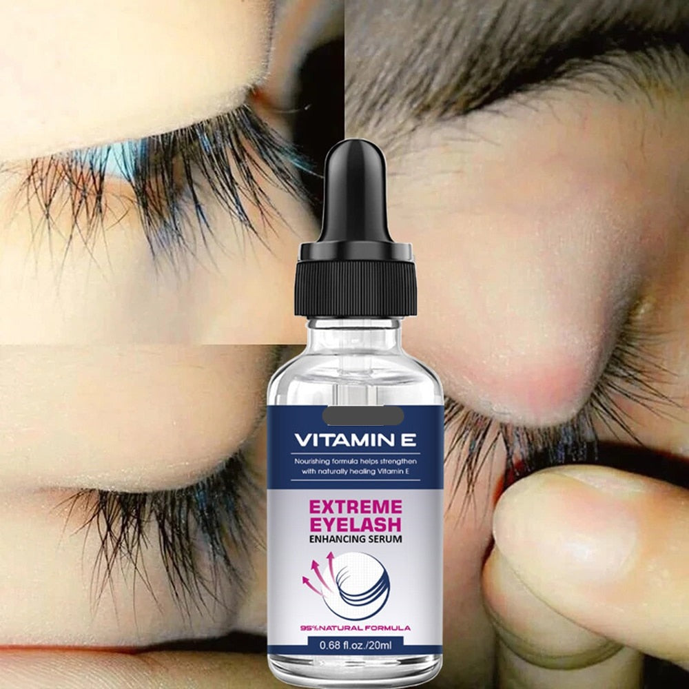 Nutri Cils. Vitamine E.   Allongez. Aimez vos cils !